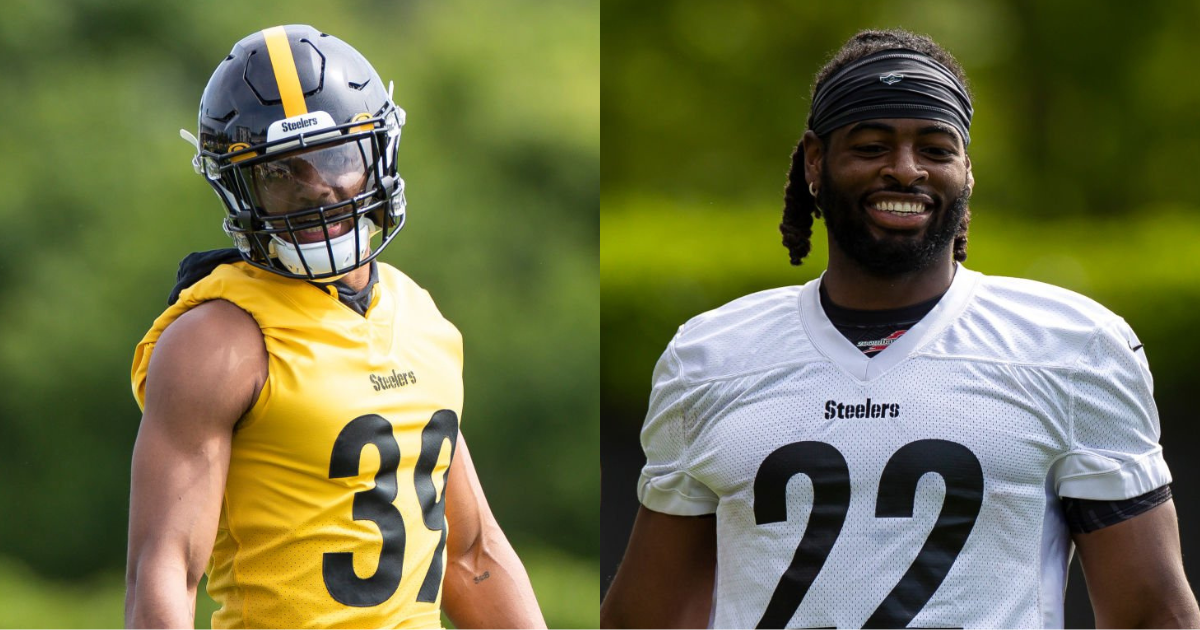 Mens Steelers 22 Najee Harris 39 Minkah Fitzpatrick 12 Bradshaw