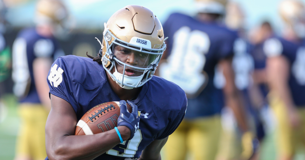 Notre Dame football fall camp practice No. 15 observations offense