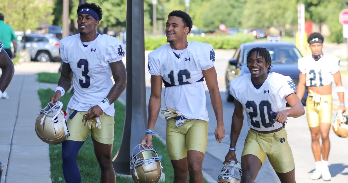 Notre Dame football fall camp practice No. 16 observations: defense