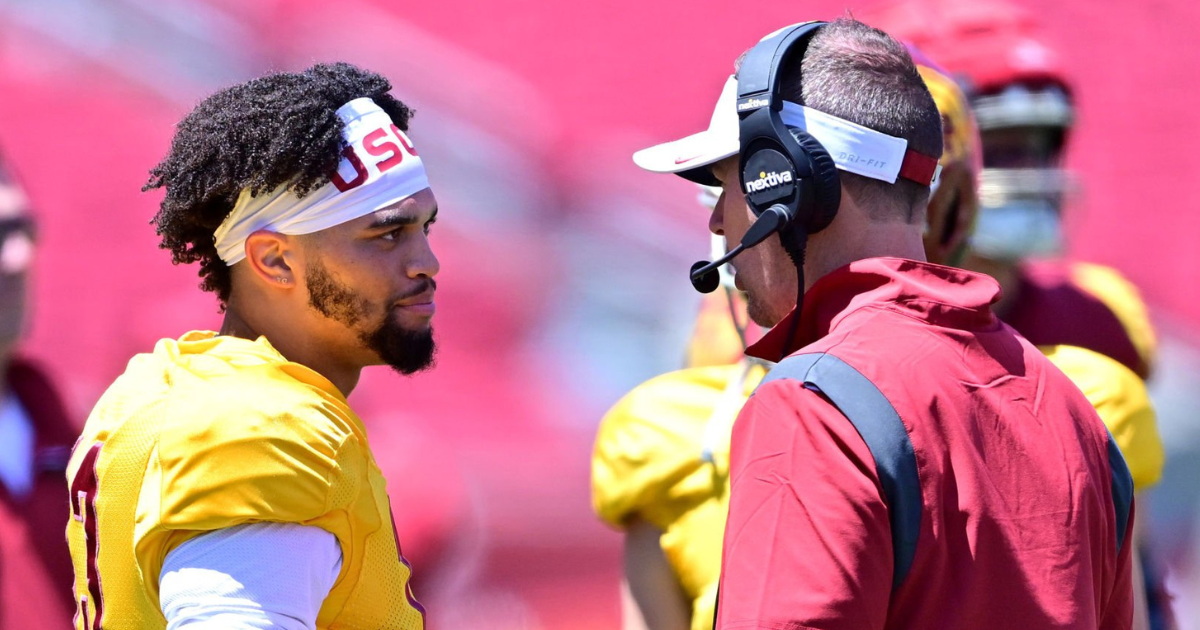 Caleb Williams explains the biggest difference in his second year under Lincoln Riley