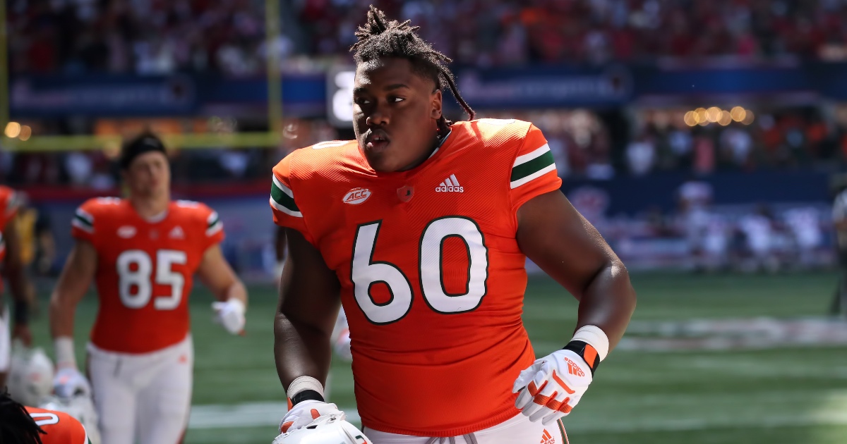 Miami football NFL Mock Draft: LT Zion Nelson only Hurricane in PFF Top 100