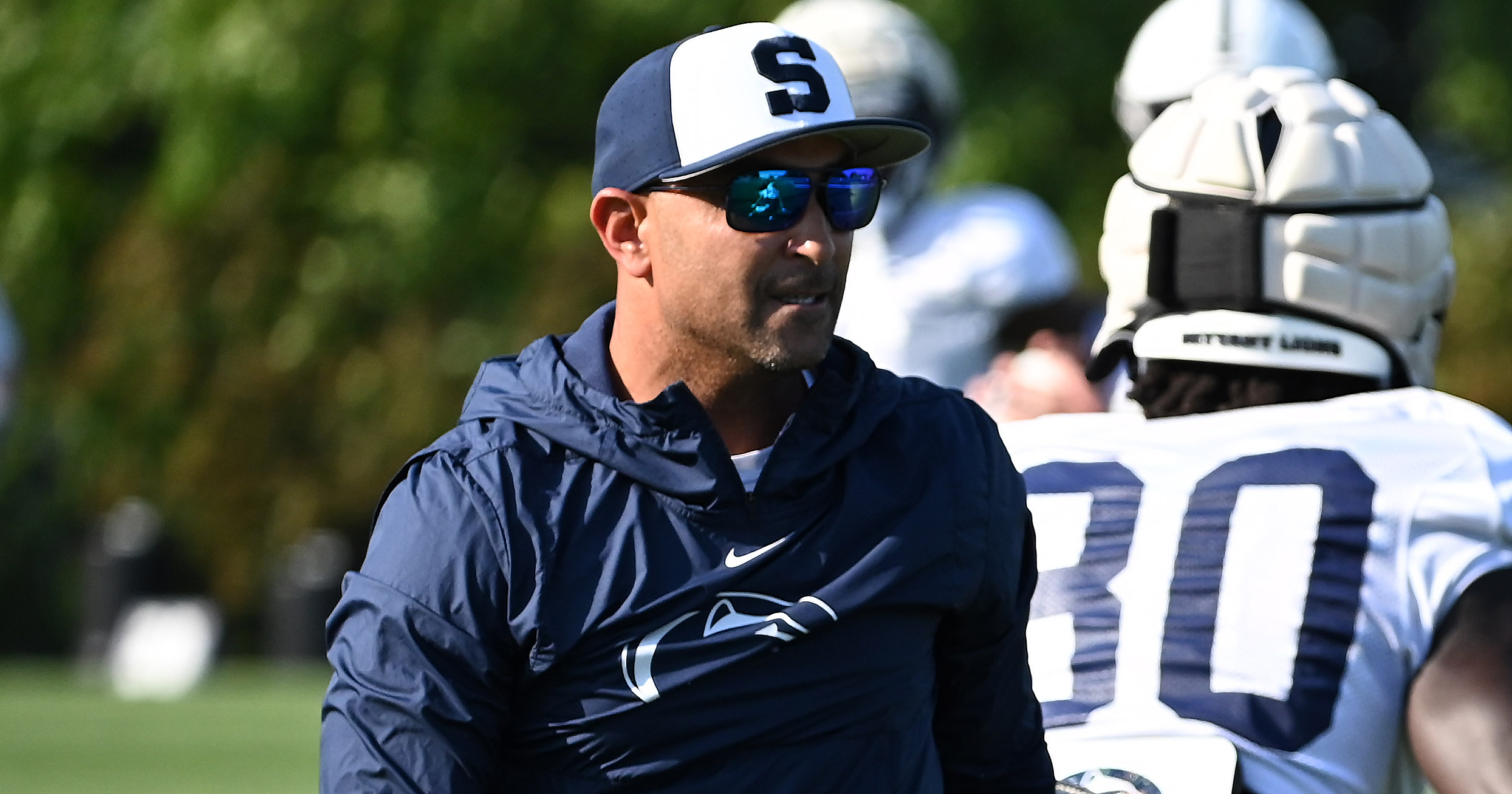 Penn state wide receiver coach Taylor Stubblefield