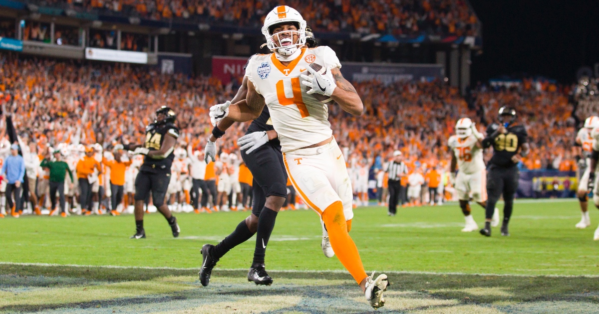 On3 on X: The Cleveland Browns select Tennessee WR Cedric Tillman