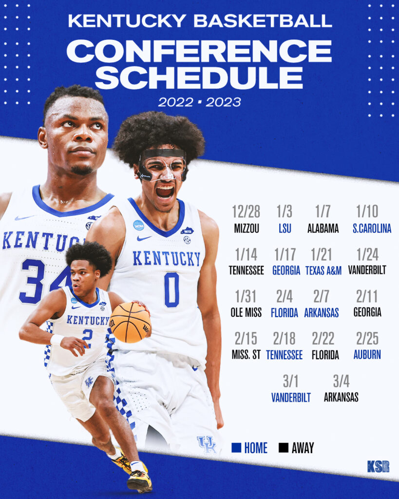 Kentucky Basketball Schedule 2025 25 Gnni Phylis