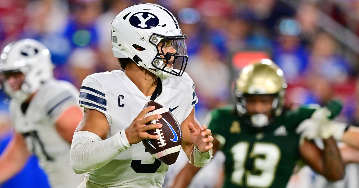 BYU QB Jaren Hall’s ‘dad uniform’ NIL commercial is perfect