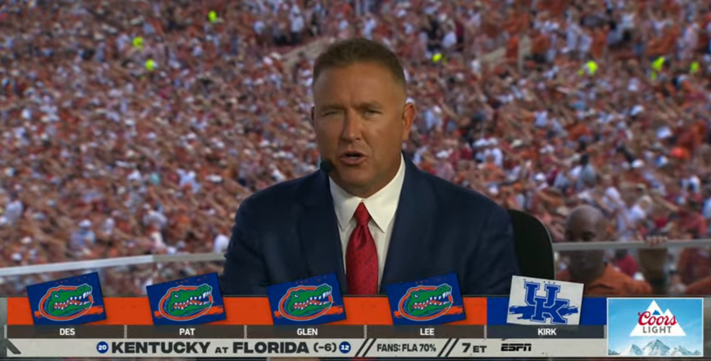 College GameDay Crew Unanimously Picks Tennessee over Kentucky