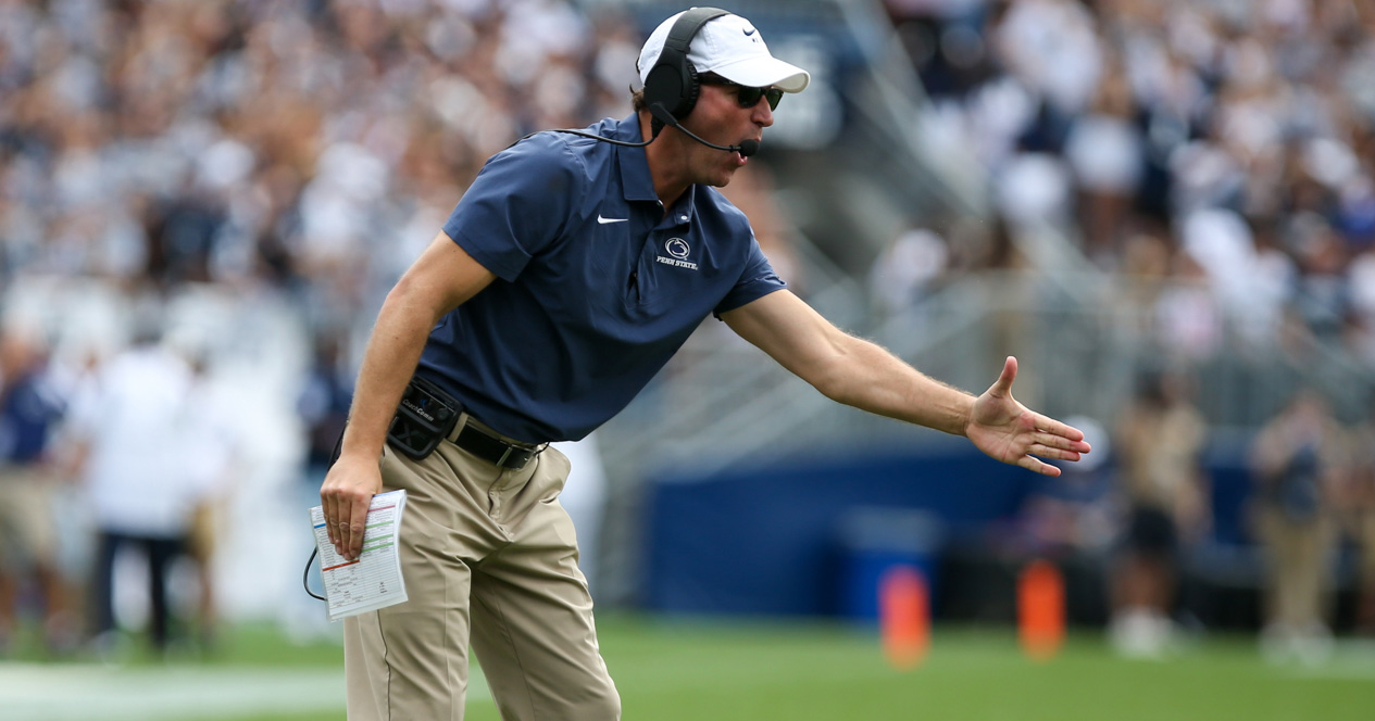 Penn State offensive coordinator Mike Yurcich