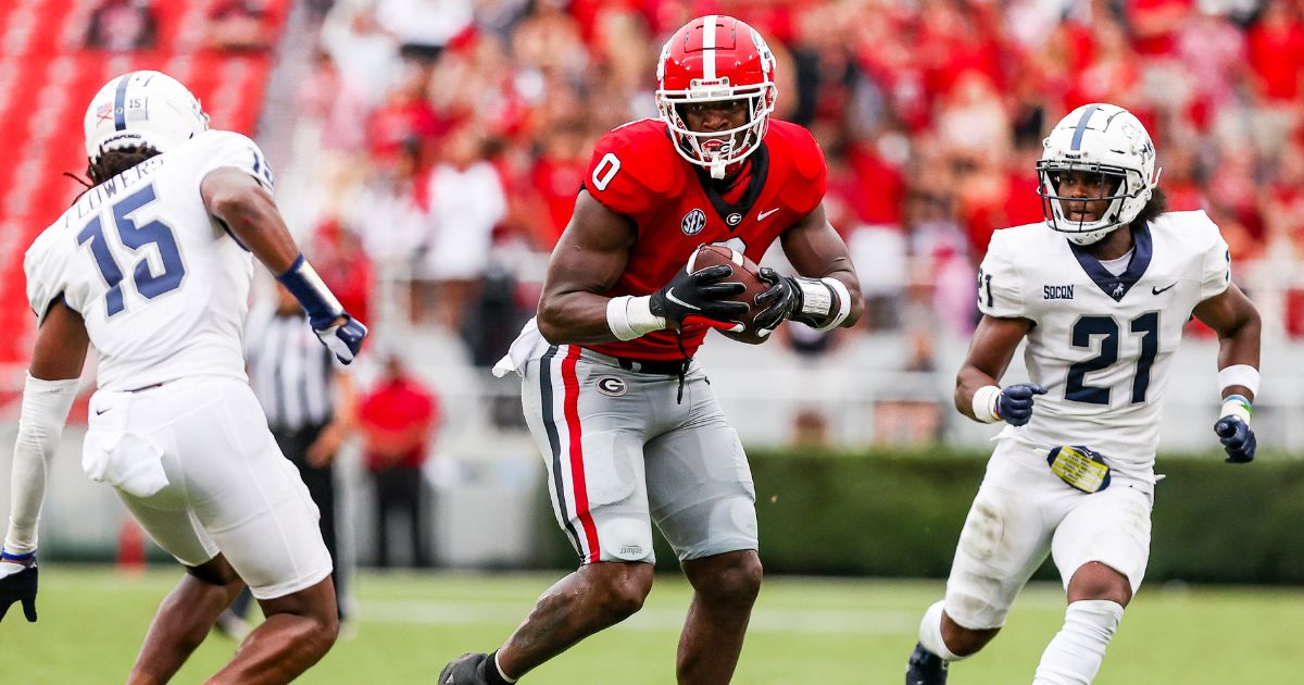 Darnell Washington NFL Combine Results Tracker - Georgia Tight End Flashing  - Sports Illustrated Georgia Bulldogs News, Analysis and More