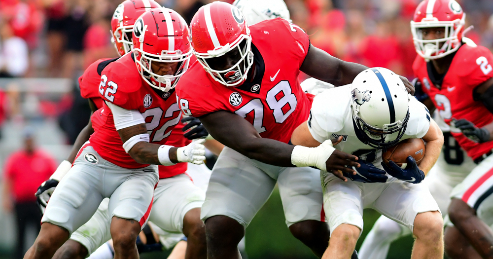 Georgia football-Samford instant observations as Bulldogs come away with a  sloppy 33-0 win