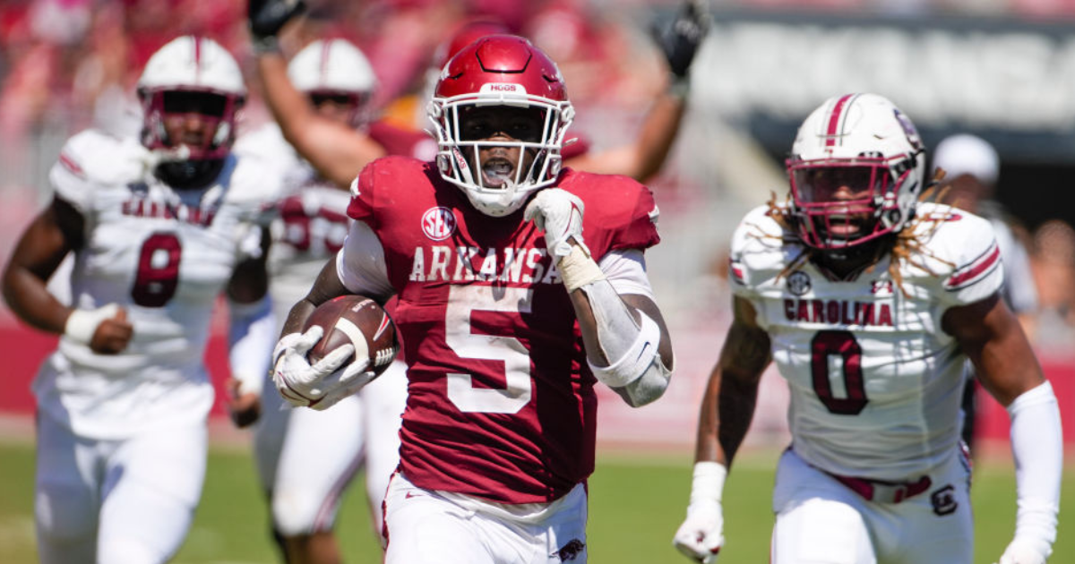 Arkansas RB Raheim Sanders plans to enter Transfer Portal