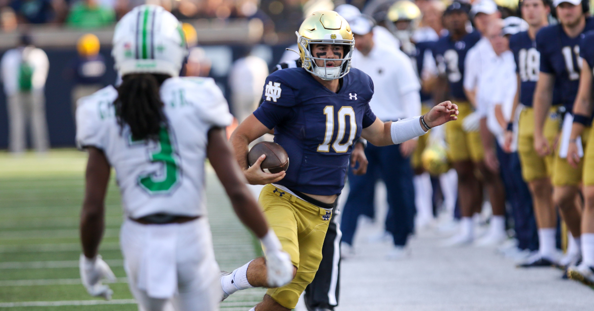 Why Drew Pyne is ready to be the Notre Dame football starting quarterback