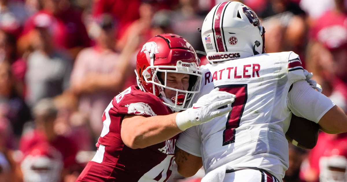 Sam Pittman evaluates Arkansas success at sacking the quarterback On3