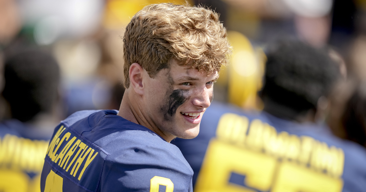 J.J. McCarthy's giving NIL jersey money to Michigan's offensive line -  Maize n Brew