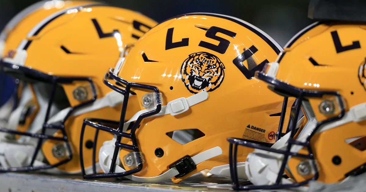 LSU football reveals new air-conditioned helmets drawing rave