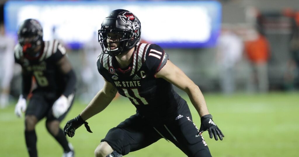 NC State football linebacker Payton Wilson