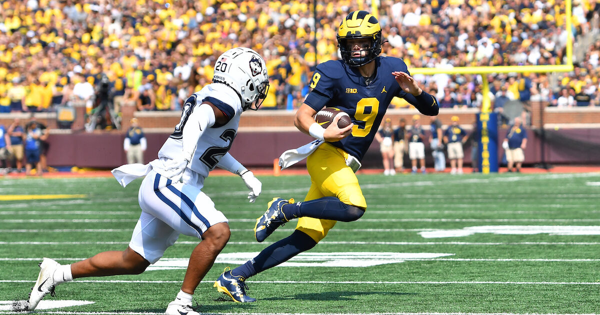 J.J. McCarthy has a hand in 3 touchdowns in No. 2 Wolverines rout of  Nebraska