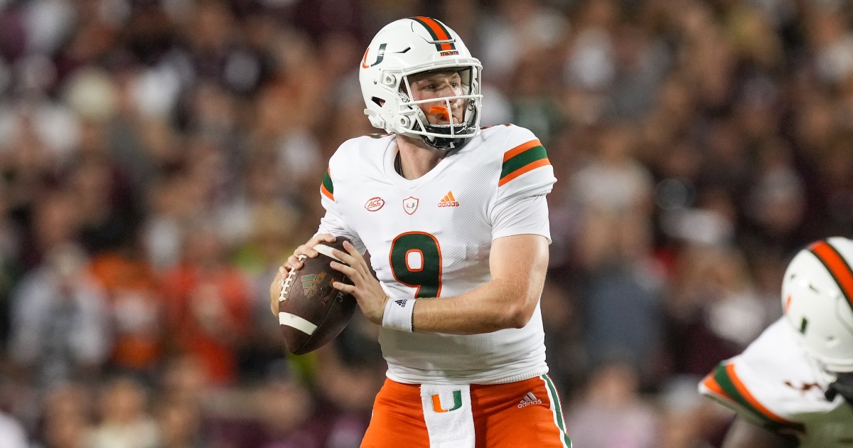 2023 mock draft: New Orleans Saints pick Miami QB Tyler Van Dyke