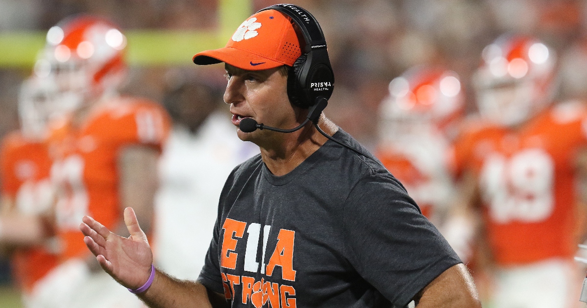 Dabo Swinney Provides Incredible Perspective On Life After Multiple ...