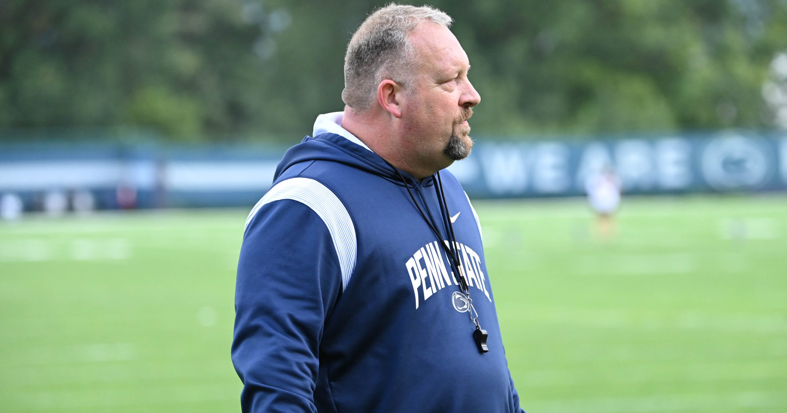 Penn State special teams coordinator Stacy Collins