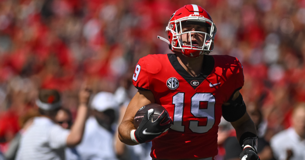 Brock Bowers compares SEC Championship to national championship Peach Bowl Ohio State