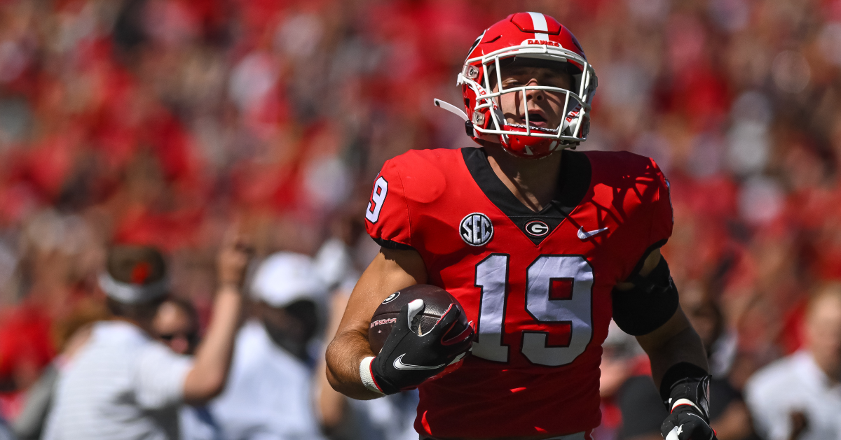 DawgNation on X: Monday's national championship game will be Brock Bowers'  first game in his home state since 2019. So how did the Bulldogs go into  wine country and unearth one of