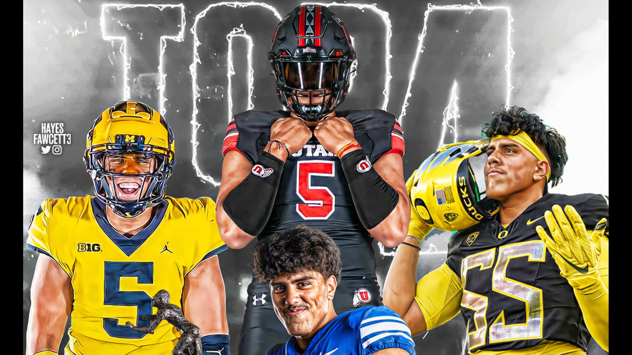 Four-Star OT Spencer Fano names Top 4