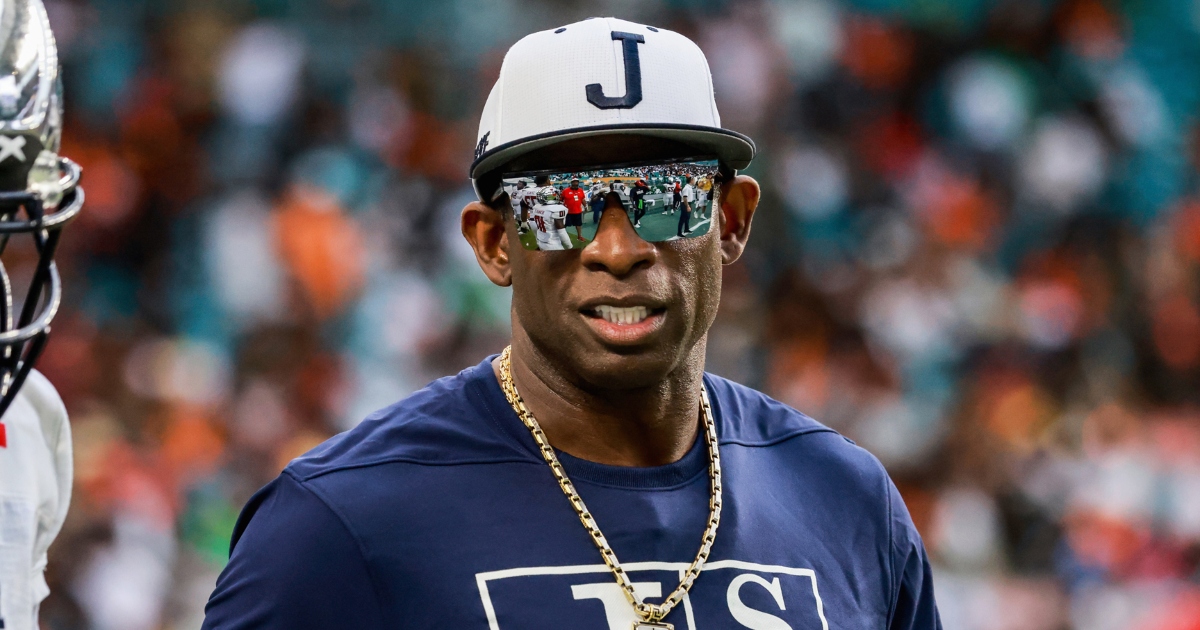 Deion Sanders makes his arrival in the NFL