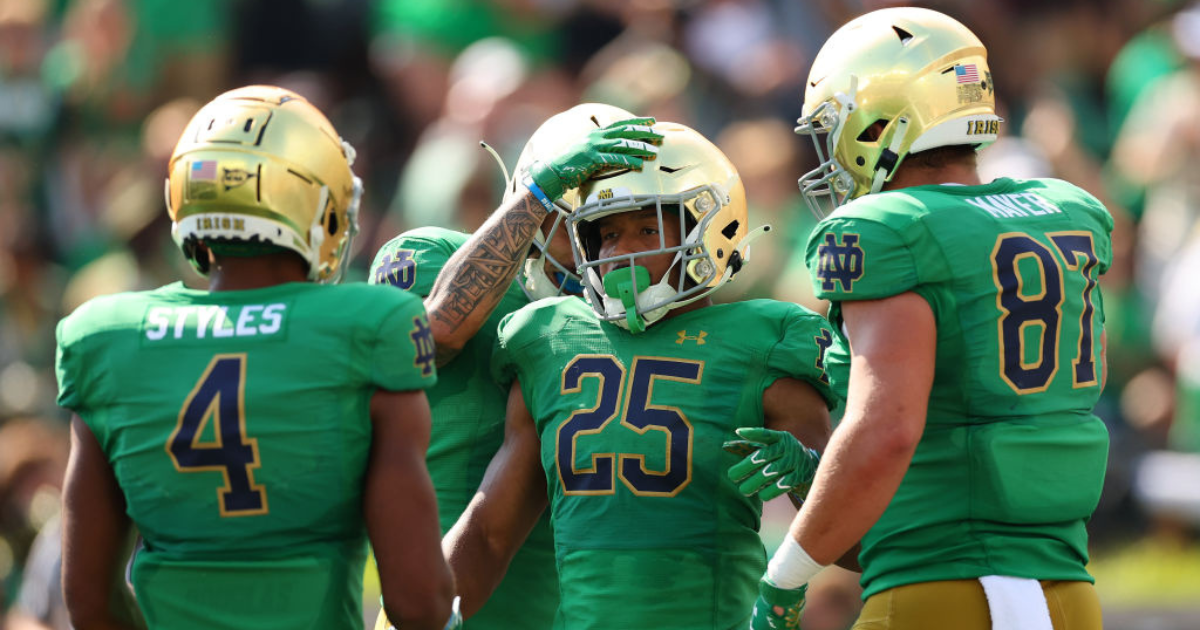 Notre Dame football bye week awards Superlatives for the offense