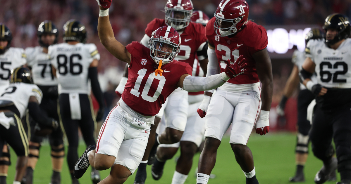 Snap Count Observations From Alabama's Win Over Vandy (Defense)