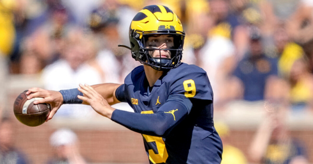 Michigan quarterback J.J. McCarthy