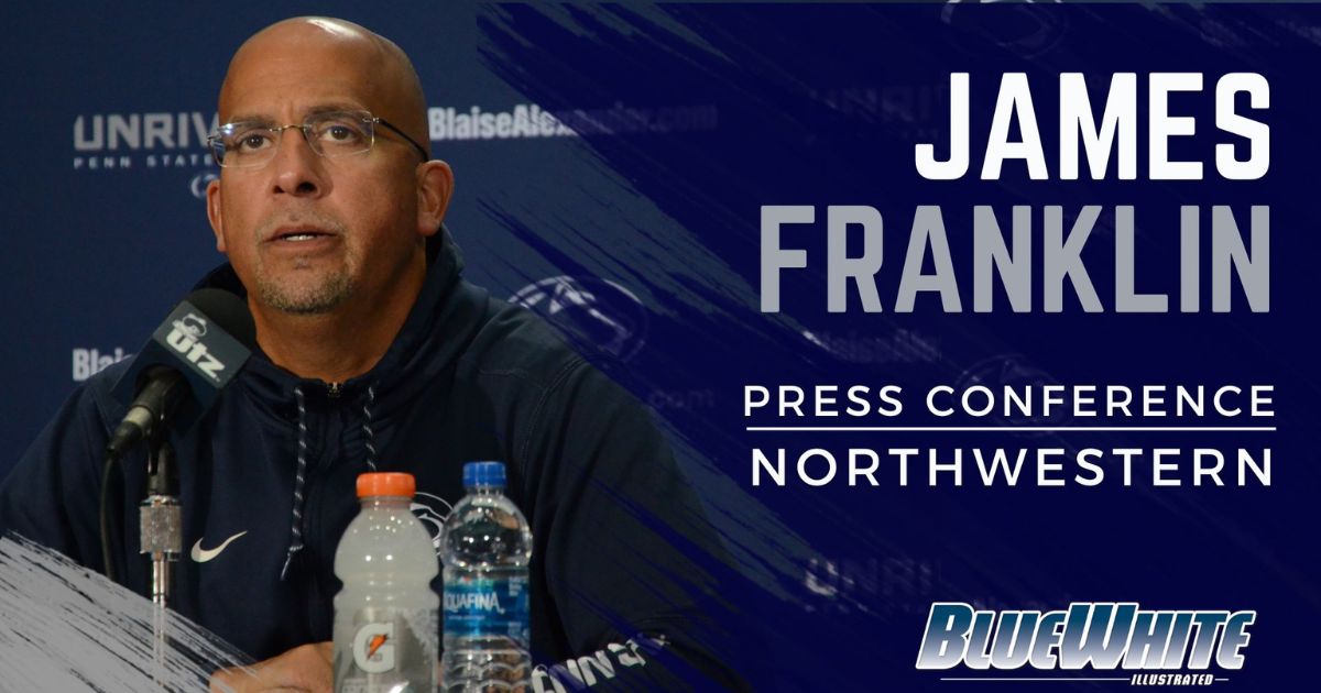 James Franklin weekly press conference Penn State vs. Northwestern On3