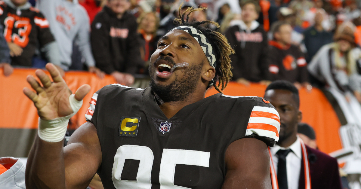 Browns' Myles Garrett Hospitalized After Being Involved in an Accident