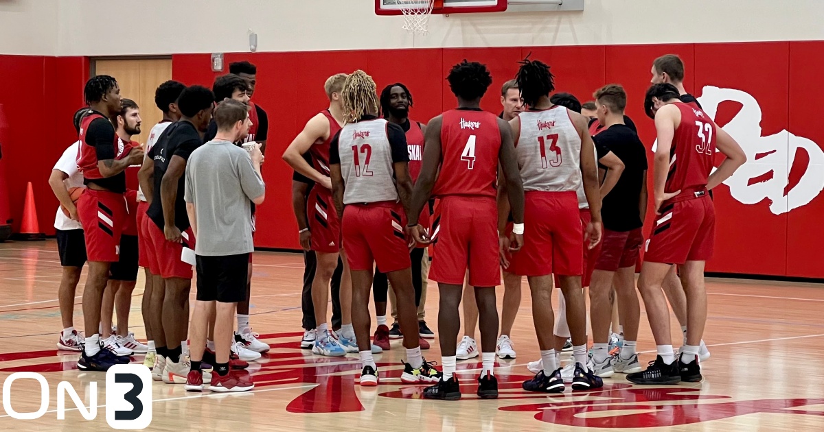 Nebraska Basketball Highlights from Huskers practice