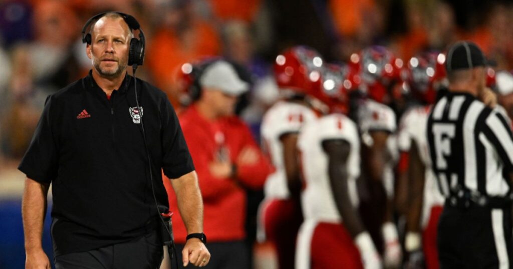 NC State football coach Dave Doeren