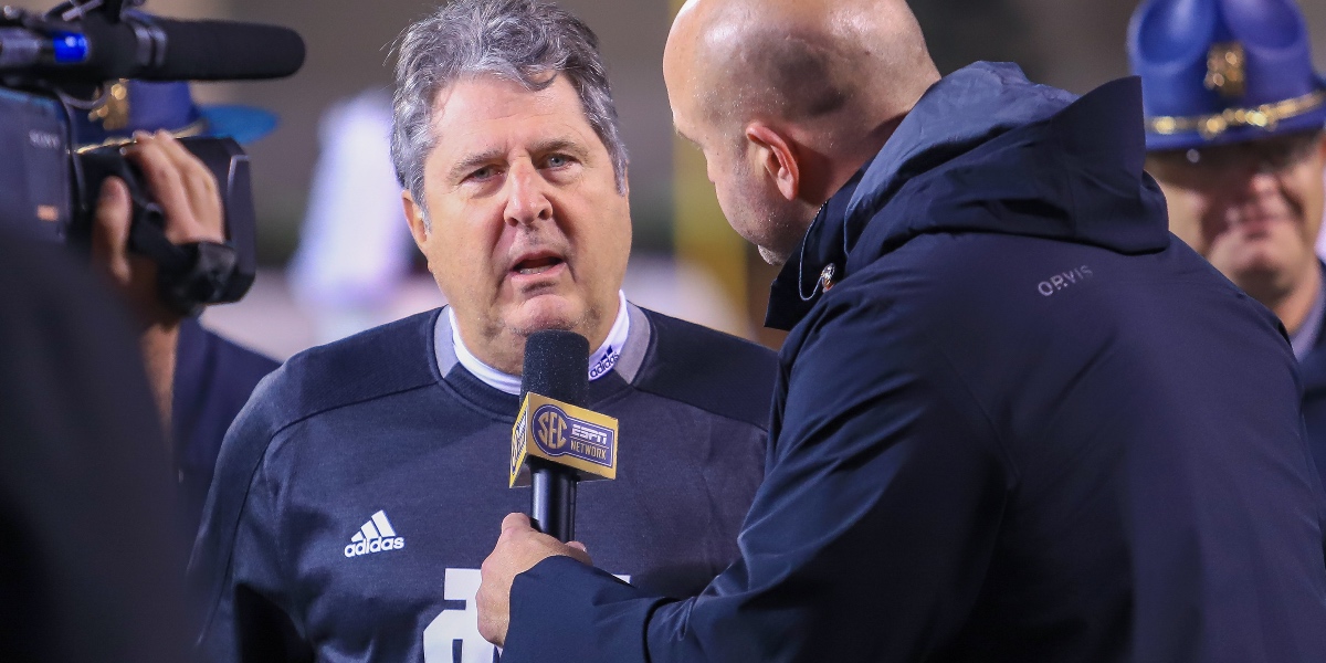 WATCH: Mike Leach gives interesting wedding advice to engaged SEC Network sideline reporter
