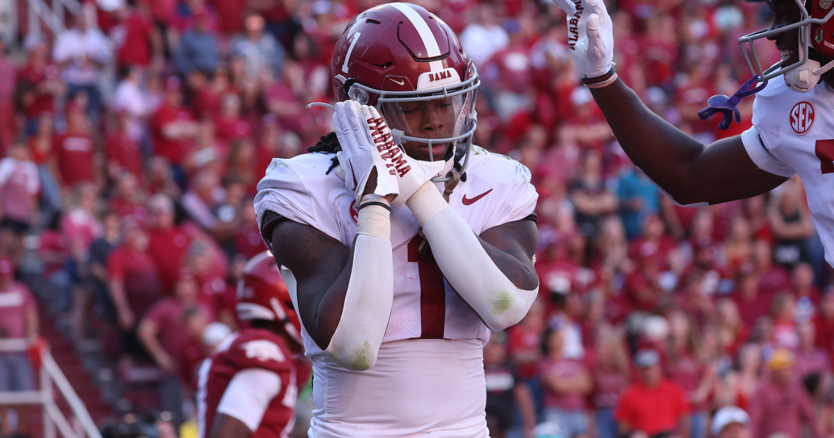 Alabama RB Jahymr Gibbs named SEC Offensive Player of the Week - On3