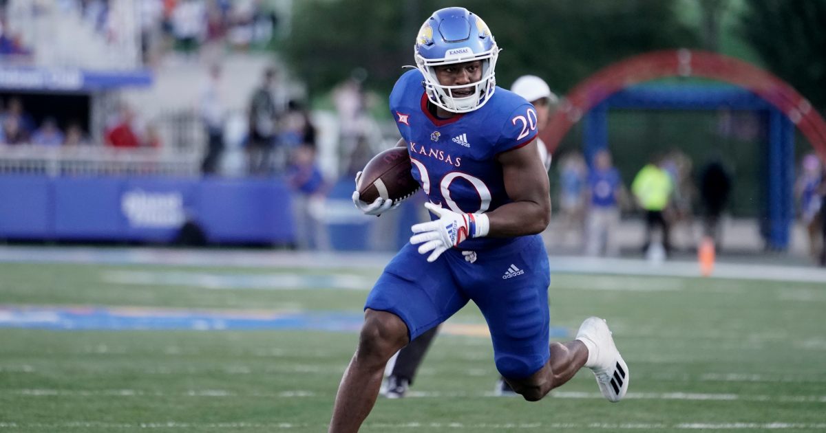 Bowling ball' Daniel Hishaw Jr. no longer overthinking his carries as a RB  - KU Sports