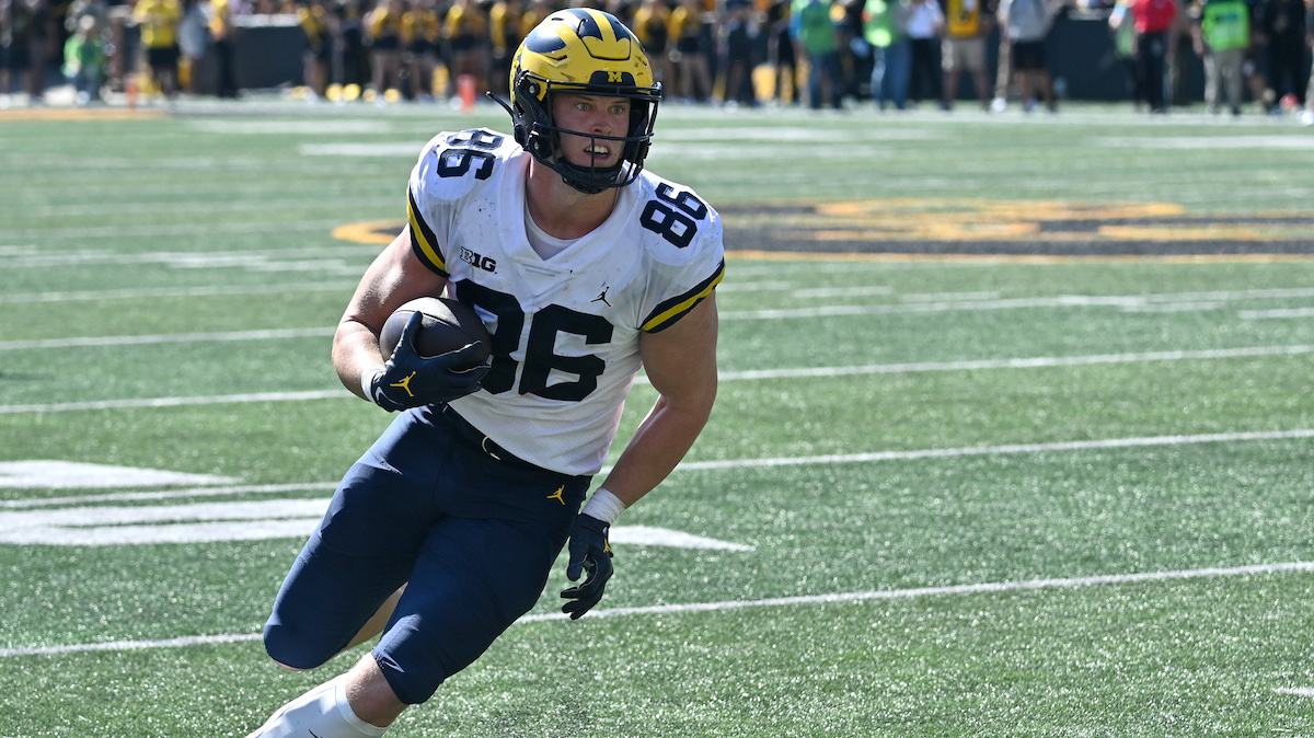 2023 NFL Draft prospects: Luke Schoonmaker, Michigan tight end – NBC Sports  Bay Area & California