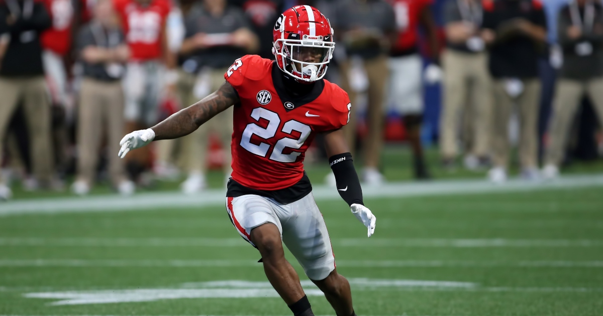 Georgia DB Javon Bullard heads to locker room after interception - On3