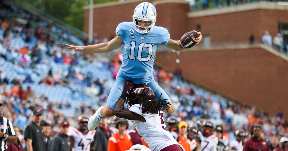 QB Drake Maye Shines Brightly In Tar Heels Debut - Stadium