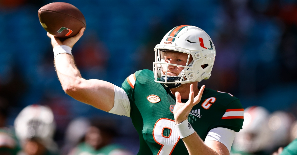 Tyler Van Dyke More explosive plays will help open up Miami offense On3