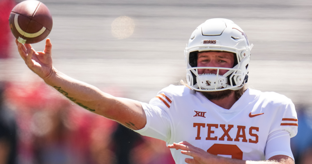 steve-sarkisian-names-quinn-ewers-as-texas-starting-qb-versus-oklahoma