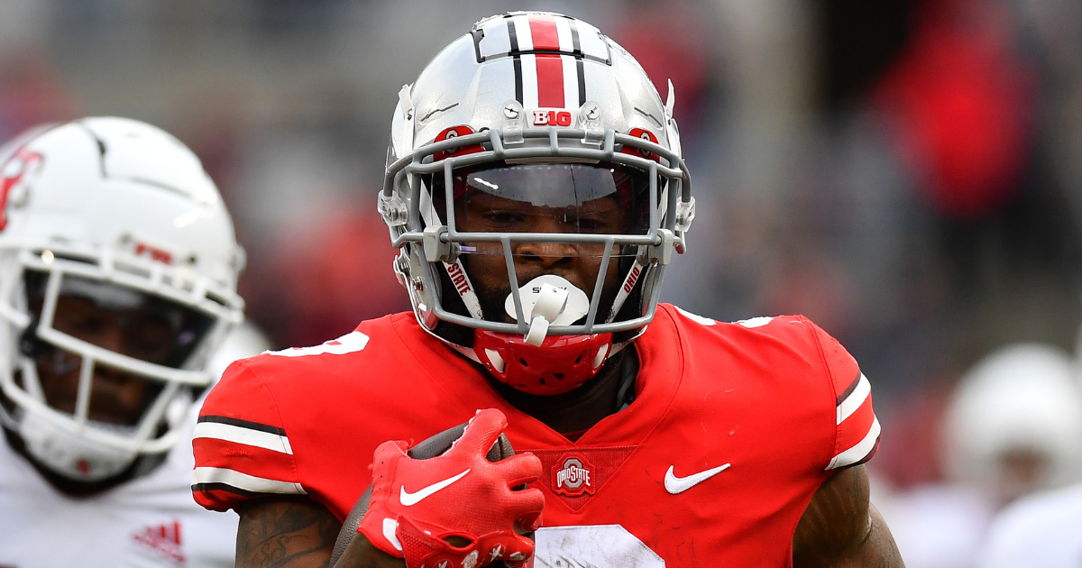 Ohio State football's Miyan Williams leaves Penn State game with