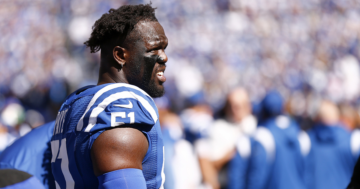 November 04, 2021: Indianapolis Colts defensive lineman Kwity Paye