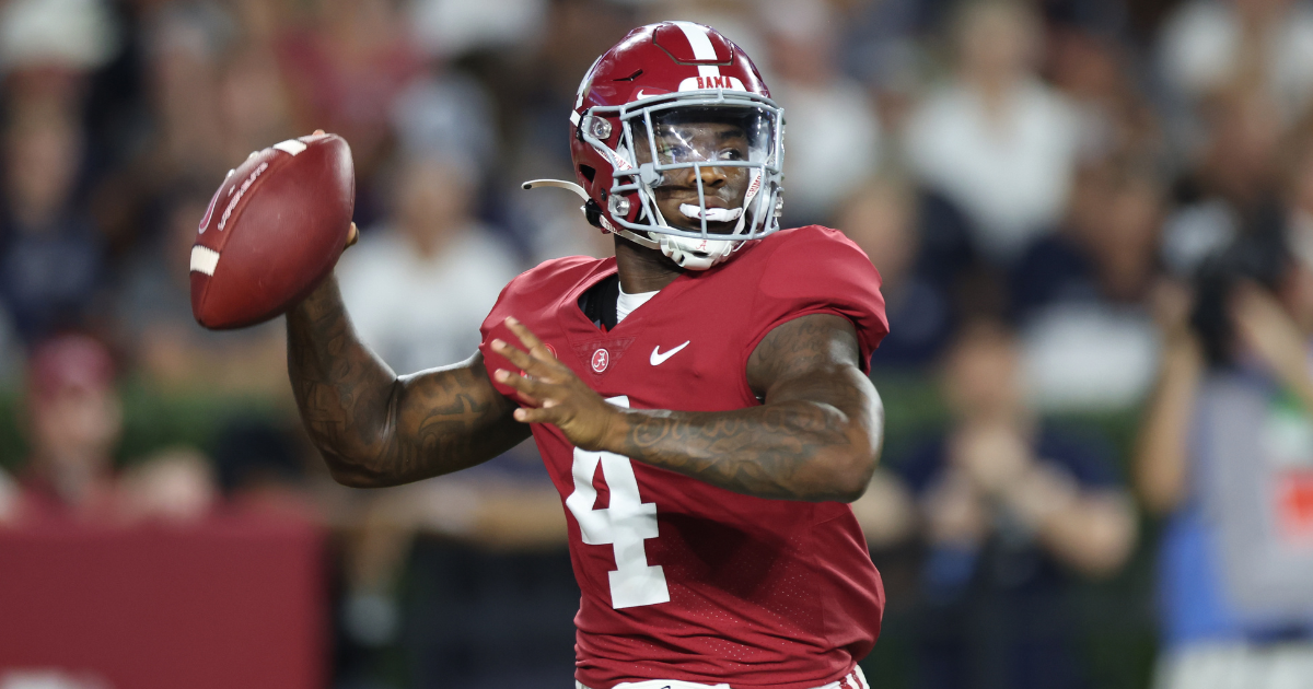 Jalen Milroe first Alabama QB to throw for three touchdowns