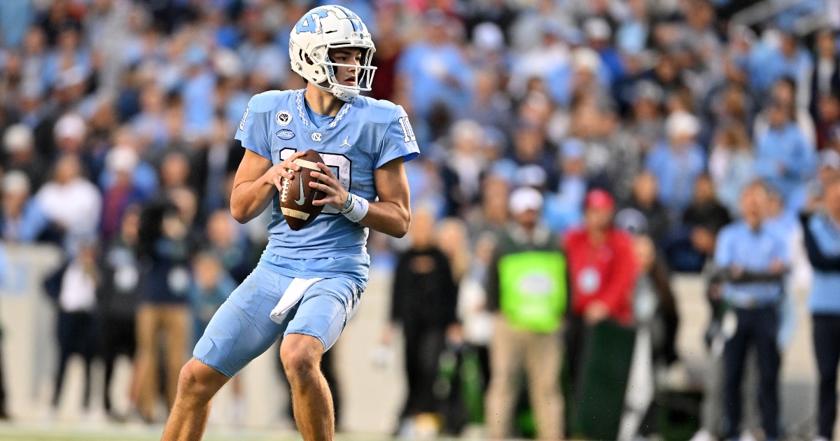 Drake Maye explains what he took away from war of words with NC State