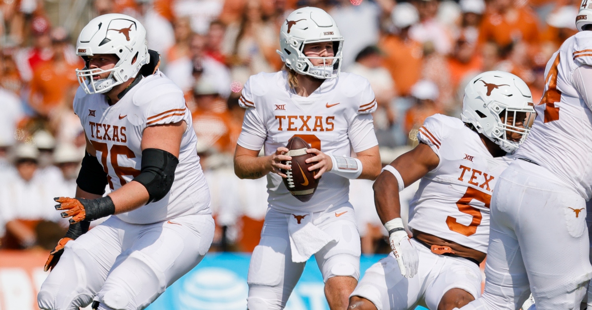 Texas QB Quinn Ewers Named Big 12 Newcomer Of The Week - On3