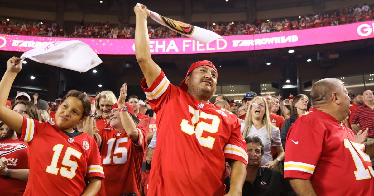 Kansas City Chiefs Fan Sticks AFC West Opponents' Decals Inside Toilet