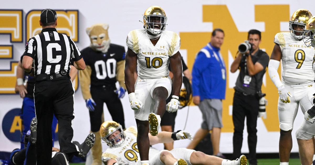 Analyzing every Prince Kollie snap in Notre Dame football win over BYU