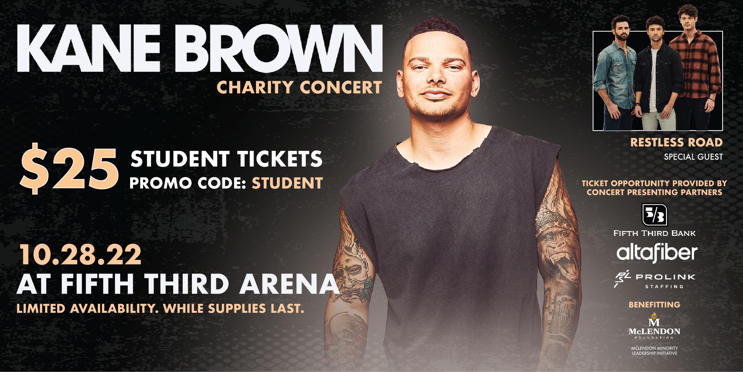 KSR offers discount tickets to Kane Brown Charity Concert in Cincinnati
